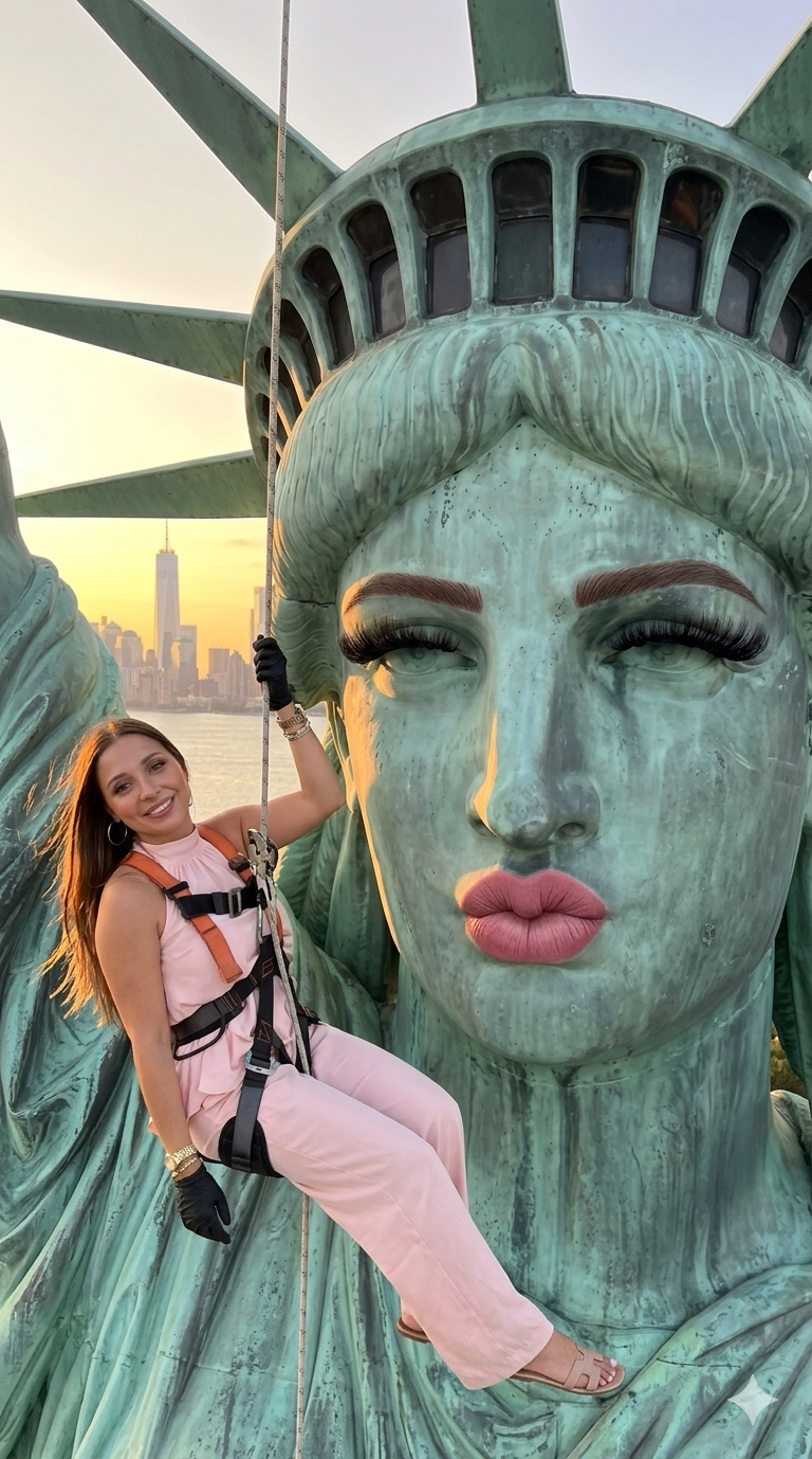 Beauty AI Prompts reels virales Lady Liberty